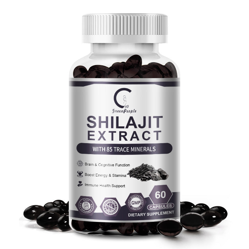Shilajit Pure Himalayan Capsules 2000mg Support Enhanced Energy and Immune with Fulvic Acid & Trace Minerals for Men & Women