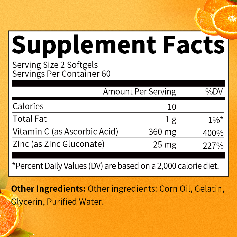 GPGP GreenPeople Vitamin C Zinc Capsules