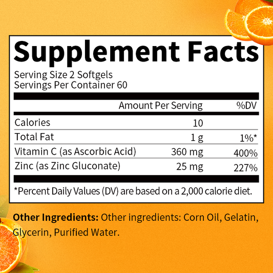 GPGP GreenPeople Vitamin C Zinc Capsules - GPGP GREENPEOPLE