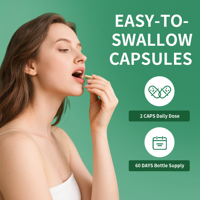 Moringa Capsules - Moringa Powder - Moringa Supplement - Support Energy, Skin, Immune & Antioxidants - 120 Pills