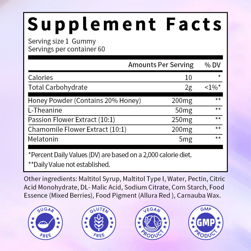 Melatonin Gummies 60pcs