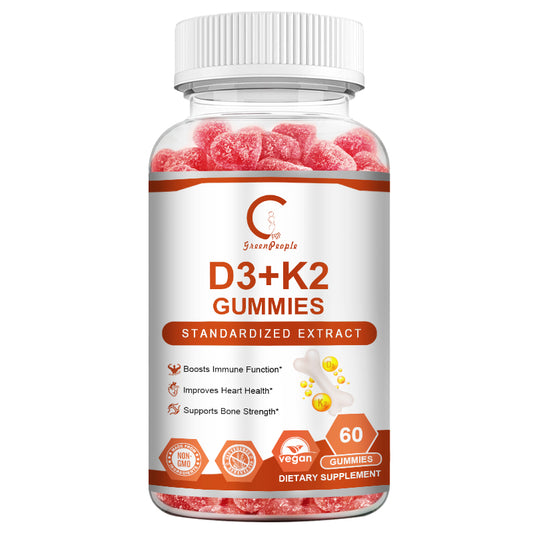 D3K2 Gummies Vitamin Supplement 60 Counts - GPGP GREENPEOPLE