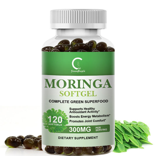 Moringa Capsules 1000MG | Boosts Energy Metabolism & Heart Support | 120 Capsules - GPGP GREENPEOPLE