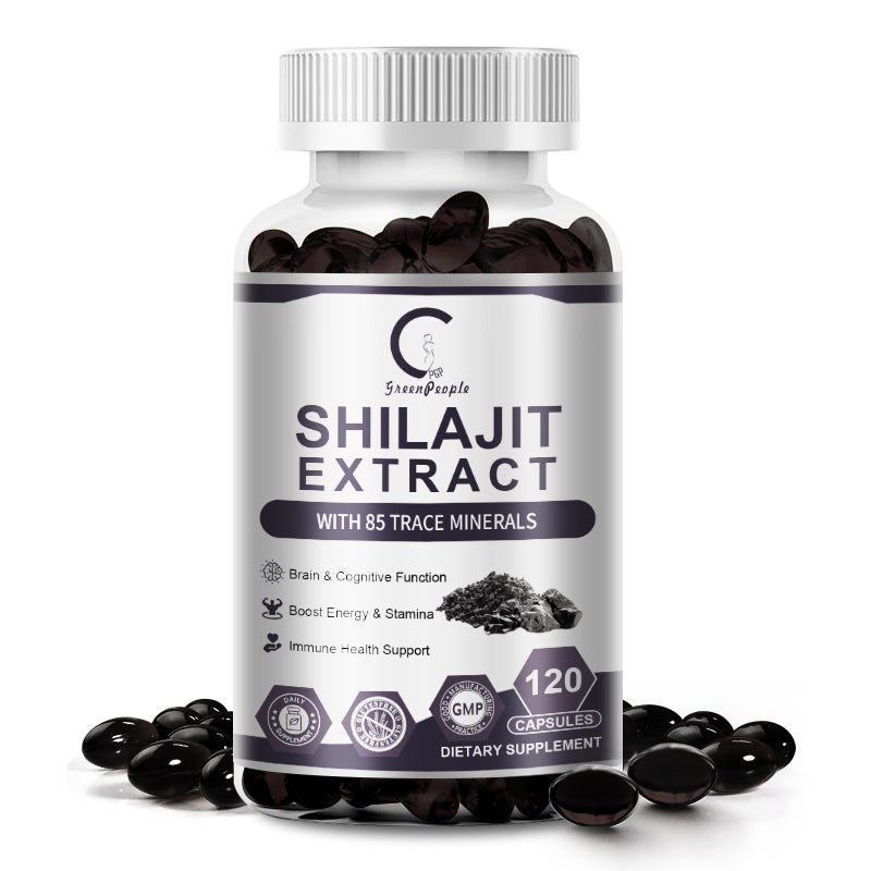 Shilajit Pure Himalayan Capsules 2000mg Support Enhanced Energy and Immune with Fulvic Acid & Trace Minerals for Men & Women