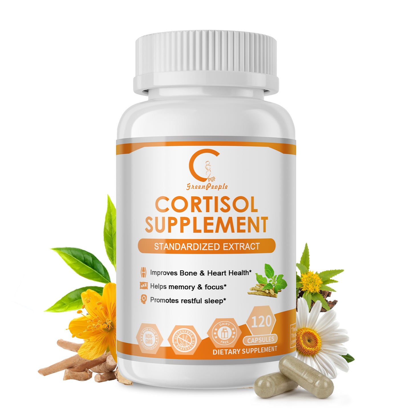 GPGP GreenPeople Cortisol Capsules - GPGP GREENPEOPLE
