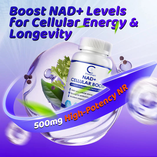 NAD+ Nicotinamide Riboside Supplement, Resveratrol Boosting Supplement,90 Capsule - GPGP GREENPEOPLE