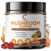 Mushroom Coffee Powder with 7 Mushroom Extract Blend, Arabica Coffee, 7.97 oz, 113 Servings