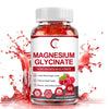 (2 Pack) GPGP Magnesium Glycinate Gummies 400mg Complex - Magnesium Supplement with Potassium, Vitamin D3, B6 - Supports Relaxation, Sleep & Bone Health - 120 Raspberry Gummies
