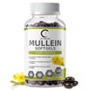 Mullein Leaf 450mg, Supports Respiratory & Bronchial Health, 120 Capsules - GPGP GREENPEOPLE