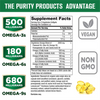 (2 Pack)Omega 3-6-9 Vegan Formula - 5 in 1 Scientifically Formulated Plant-Based Omega 3 6 9 Essential Fatty Acids - 240 Softgels Total