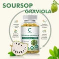Soursop Graviola Capsules 120Ct Easy to Swallow by GPGP