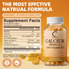 Calcium with Vitamin D3, 600mg Calcium Supplement 120Ct by GPGP