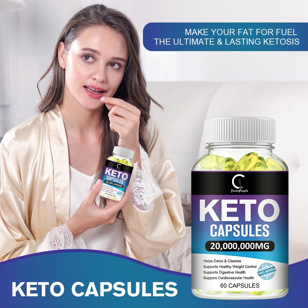 GPGP Greenpeople Keto Capsule Burning Belly Fat Provide Energy Losing Weight Strengthen Iimmunity Help Deep Sleep Healthy Care Product