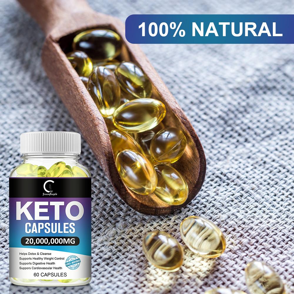 GPGP Greenpeople Keto Capsule Burning Belly Fat Provide Energy Losing Weight Strengthen Iimmunity Help Deep Sleep Healthy Care Product