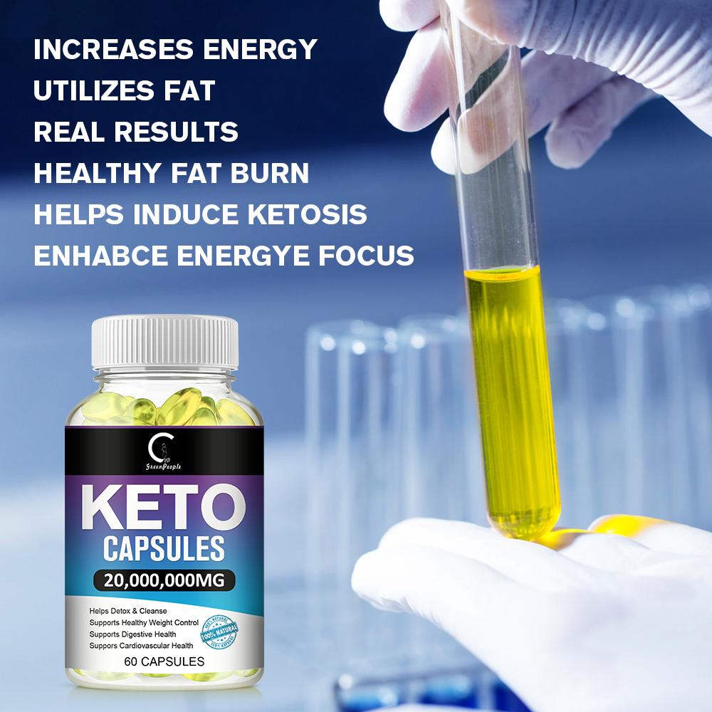 GPGP Greenpeople Keto Capsule Burning Belly Fat Provide Energy Losing Weight Strengthen Iimmunity Help Deep Sleep Healthy Care Product