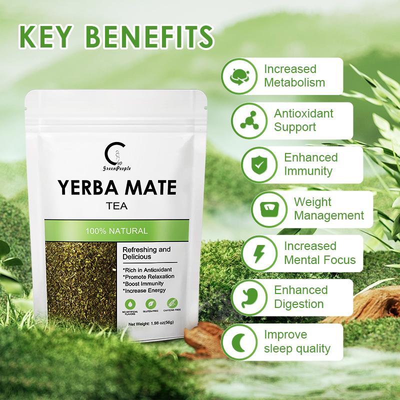Yerba Mate Tea Bags Organic Supports Cardiovascular Digestive Systems, Rich In Antioxidants And Plant Nutrients