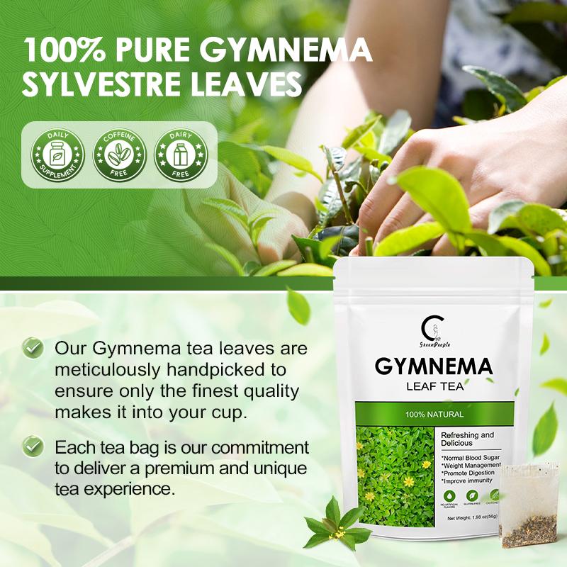Gymnema Sylvestre Leaf Tea Bag No Caffeine, Organic, GMO-Free, Gluten-Free