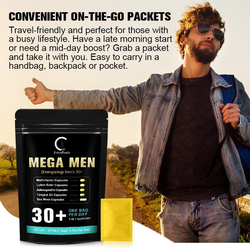 MEGA Men 5 IN 1 Daily Supplements Capsules & Softgels