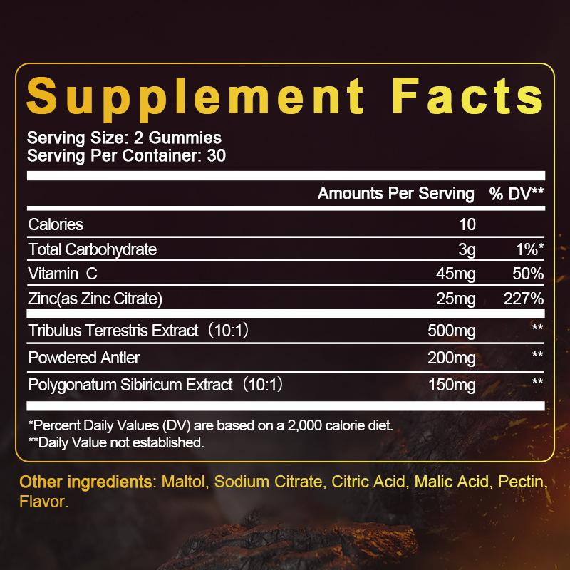 GP GP Greenpeople Advanced Male Gummies, Men health support, Man Performance 60 Ct - GPGP GREENPEOPLE