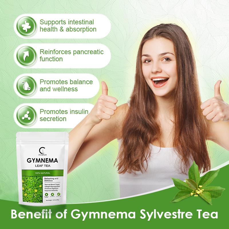 Gymnema Sylvestre Leaf Tea Bag No Caffeine, Organic, GMO-Free, Gluten-Free