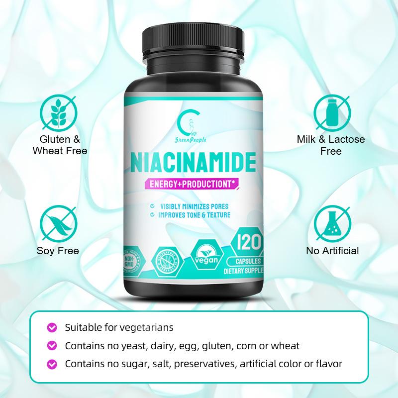 Vitamin B3 Niacinamide/Nicotinamide Capsules