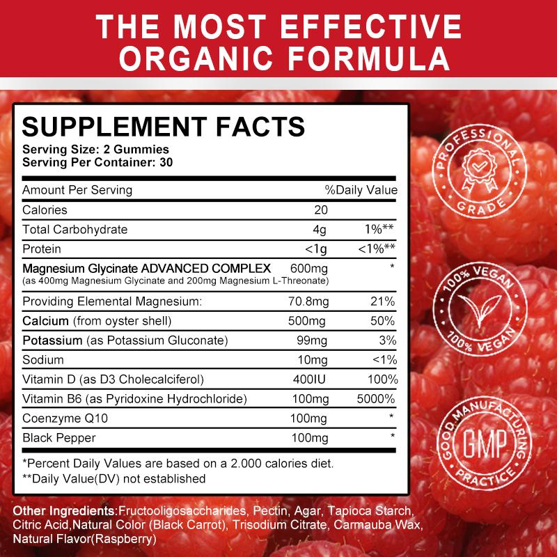 Magnesium Glycinate Gummies with L-Threonate