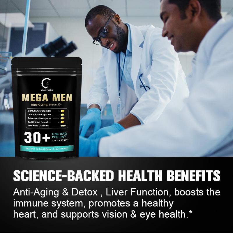 MEGA Men 5 IN 1 Daily Supplements Capsules & Softgels