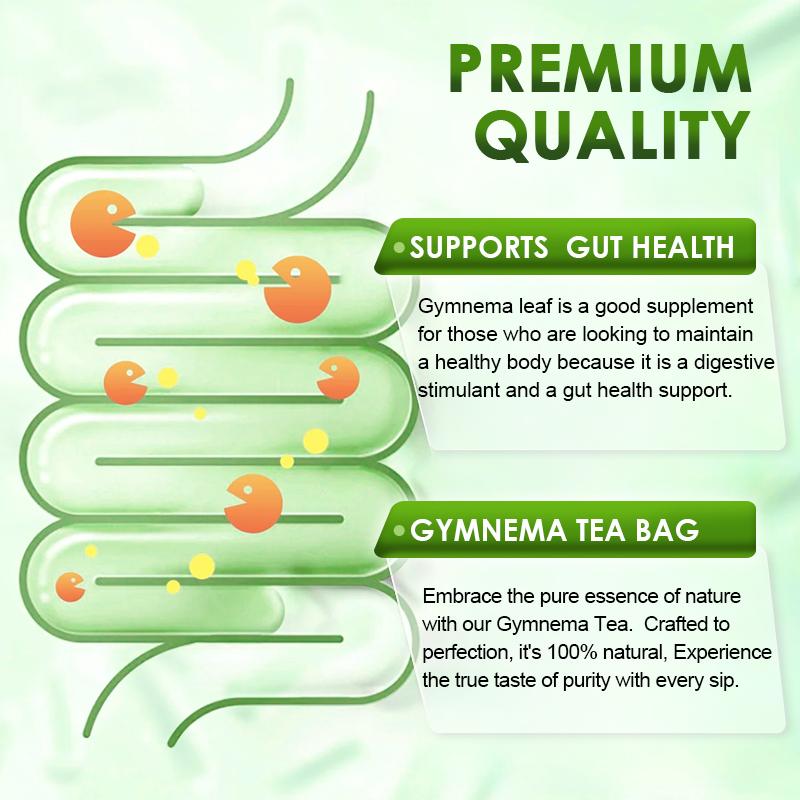 Gymnema Sylvestre Leaf Tea Bag No Caffeine, Organic, GMO-Free, Gluten-Free