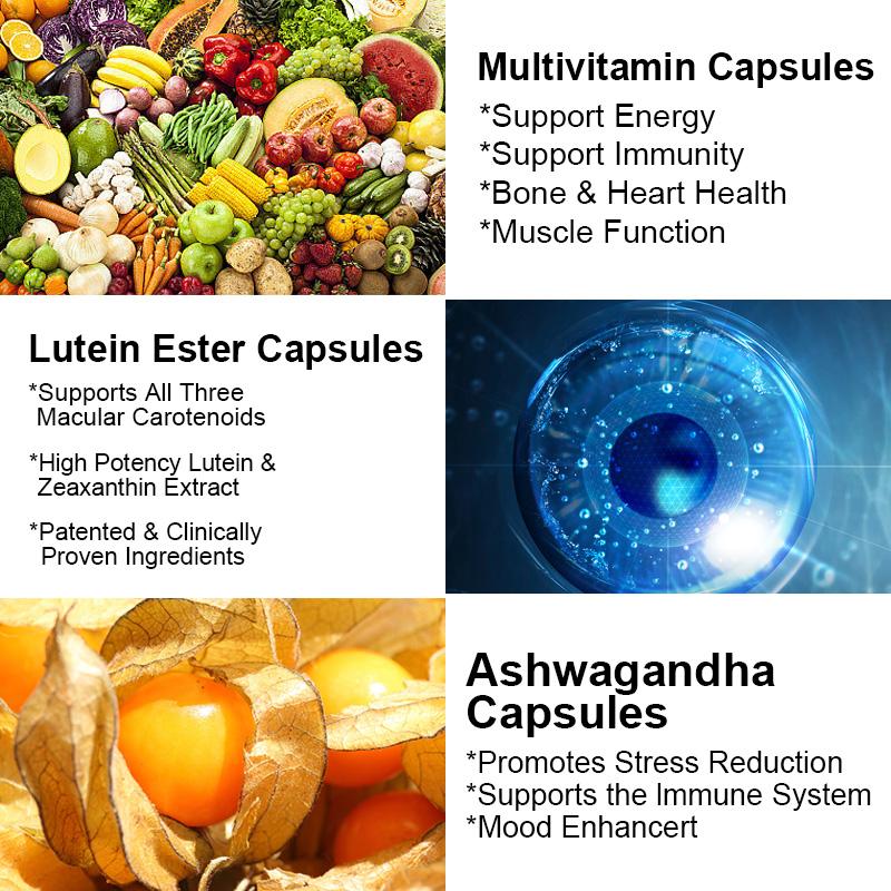 MEGA Men 5 IN 1 Daily Supplements Capsules & Softgels