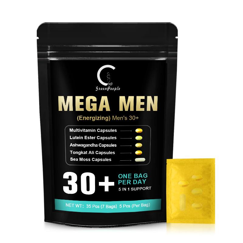 MEGA Men 5 IN 1 Daily Supplements Capsules & Softgels