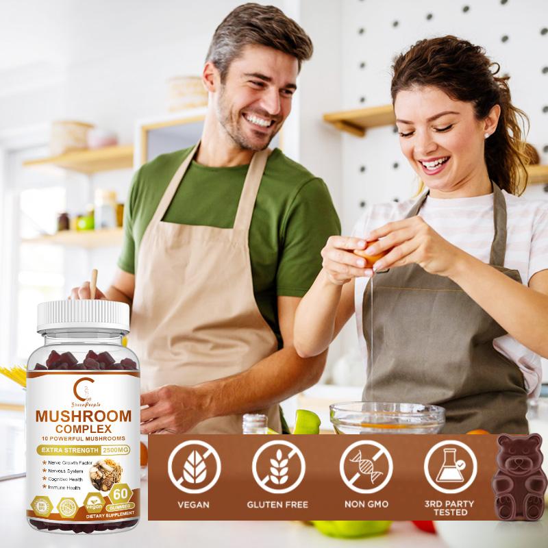 GP GP GreenPeople Mushroom Complex Gummies