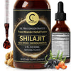 12-in-1 Himalayan Shilajit Drops for Men and Women, Sea Moss,Ashwagandha, Liquid Vitamin Supplement with 85+ Minerals and Fulvic Acid, 2 FL Oz - GPGP GREENPEOPLE