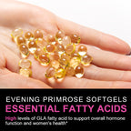 GPGP GreenPeople Evening Primrose Oil Supplements (1300mg) with Naturally Occurring GLA (Gamma-Linolenic Acid) for Face, Skin & Hair, 120 Softgels - GPGP GREENPEOPLE
