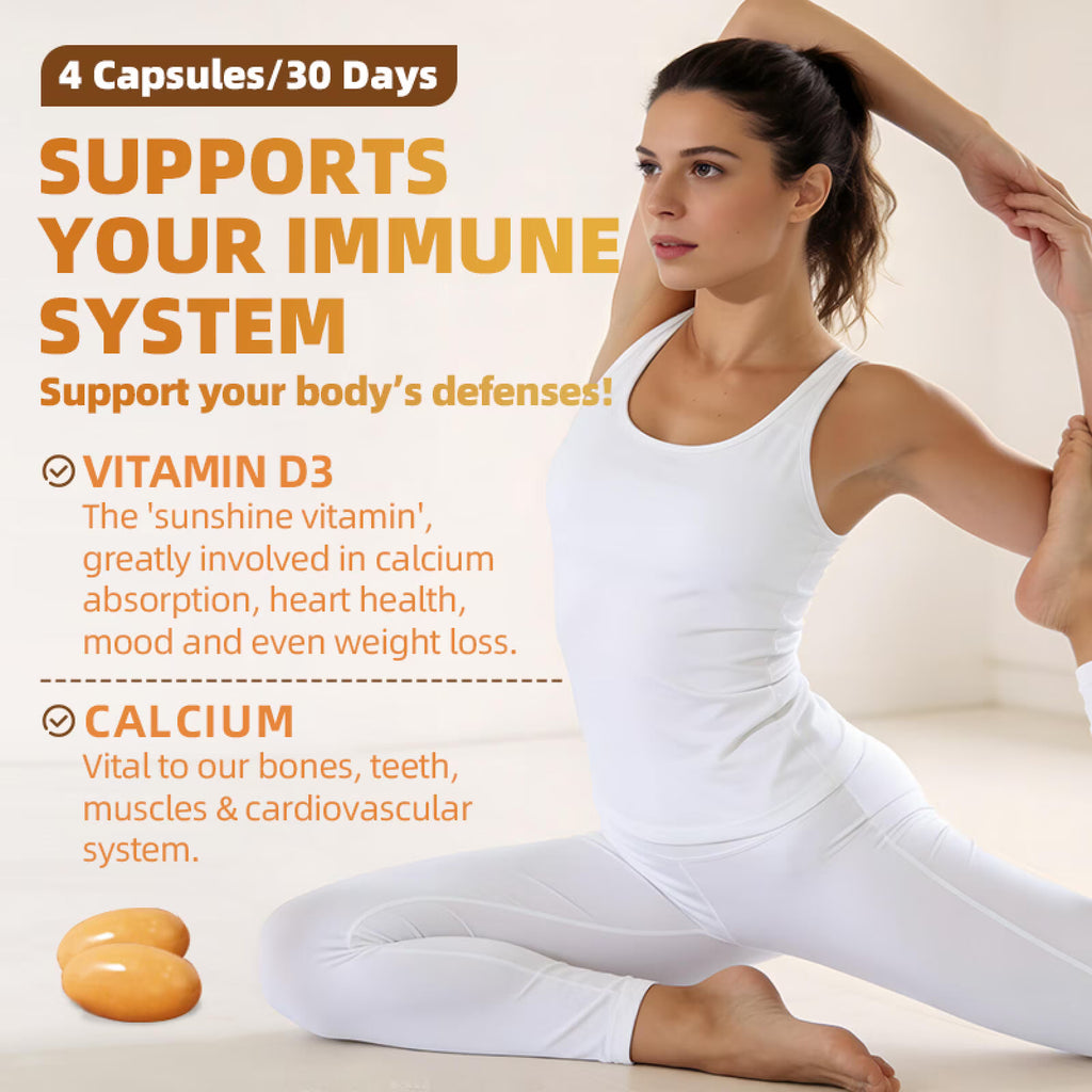 Calcium with Vitamin D3, 600mg Calcium Supplement 120Ct by GPGP - GPGP GREENPEOPLE