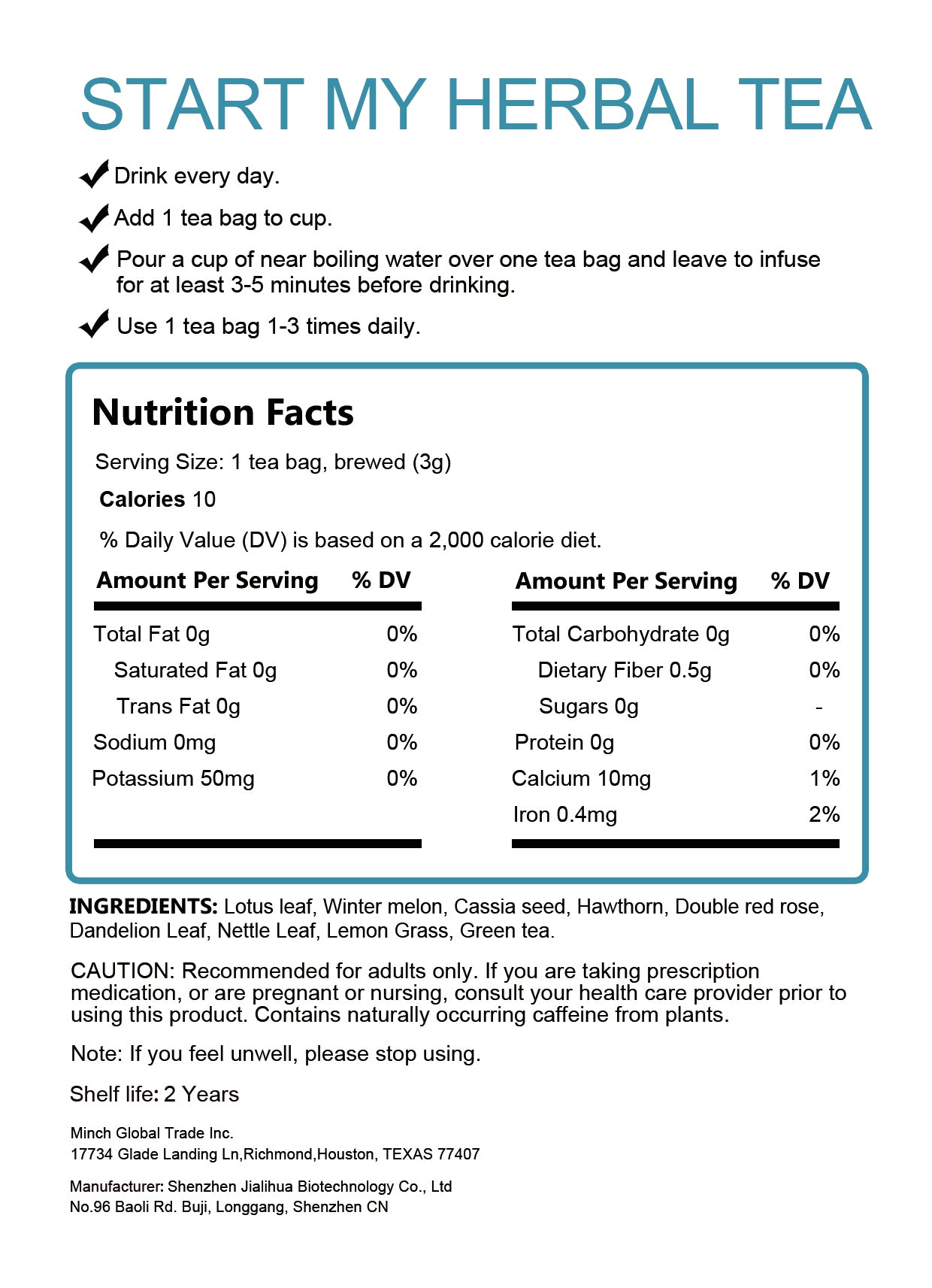 Skinny Boost 28 Day Detox Tea - Herbal Detox with Green Tea for Weight, Metabolism, Energy, Bloating