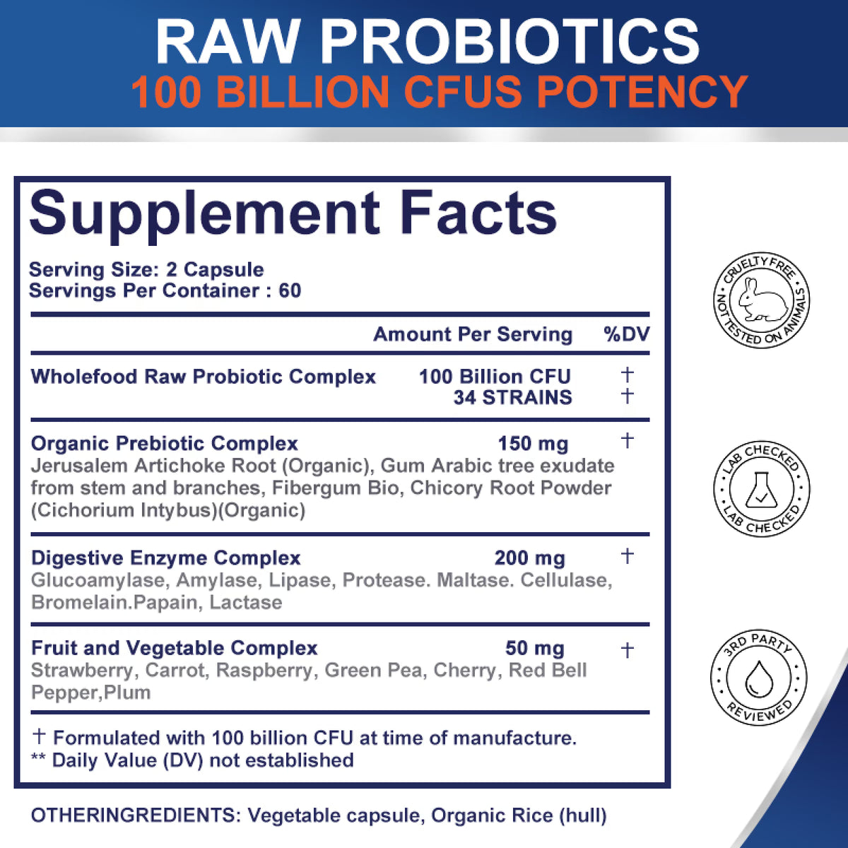 (3 Pack) Probiotics for Women and Men, with Prebiotics and Digestive Enzymes,Digestive & Gut Health by GPGP - GPGP GREENPEOPLE
