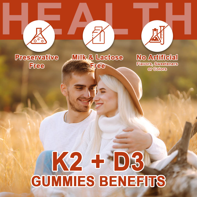D3 K2 Vitamin Gummy 2 Packs - GPGP GREENPEOPLE