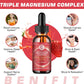 Triple Magnesium Complex Liquid Drops - Magnesium Glycinate Liquid Drops, Taurate & Citrate with L-theanine, Vitamin B6 for Sleep, Muscle, Immune Health, Vegan, Non-GMO, Strawberry Flavor, 2 Fl OZ - GPGP GREENPEOPLE