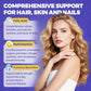 GPGP GreenPeople Hair Growth biotin 20000MCG | Collagen | Keratin for Hair, Skin & Nails with Multivitamins & Minerals for Men & Women - 60 Capsules