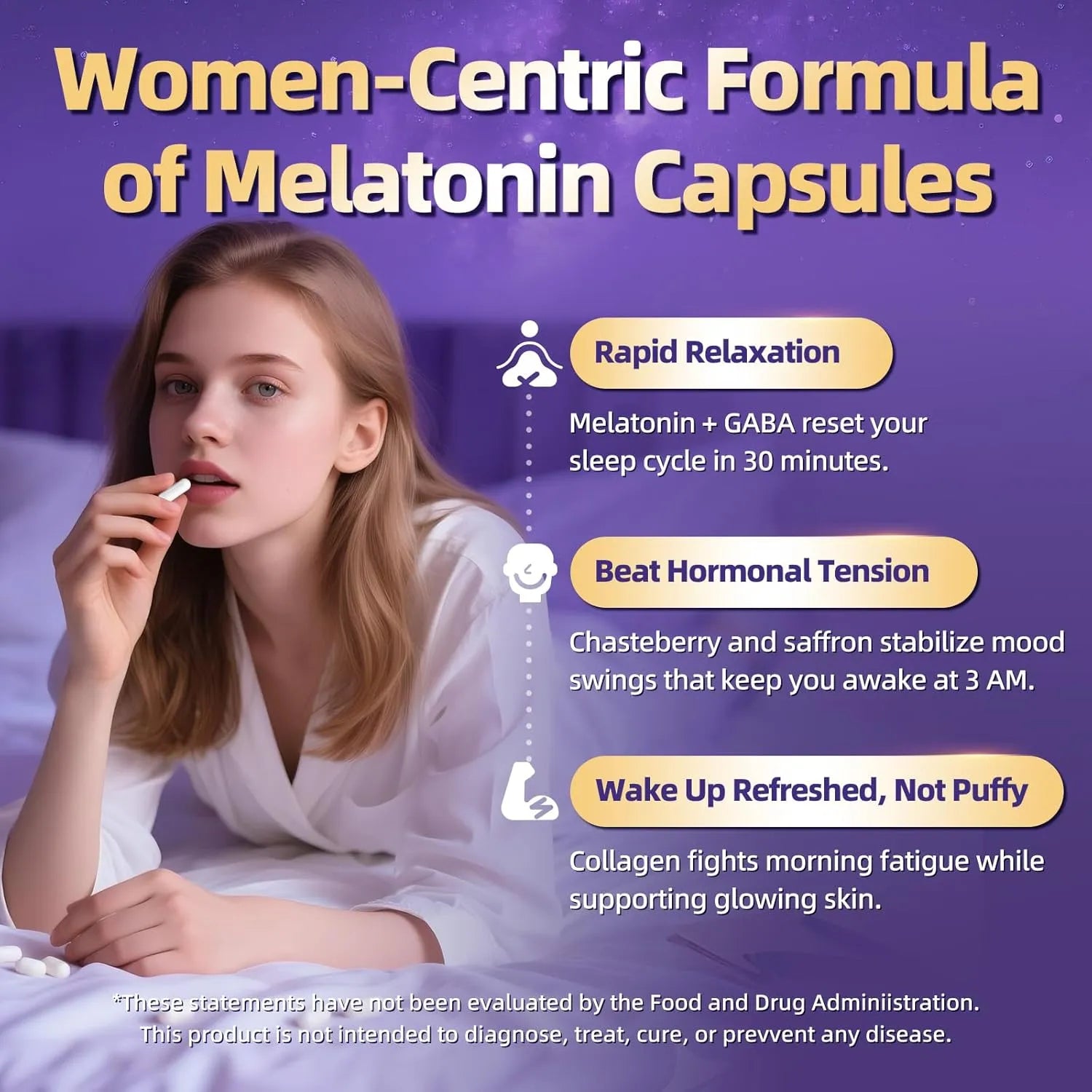Melatonin 5mg Extra Strength | Adult Extra Strength Supplement, Sleep Aid -120 Capsules - GPGP GREENPEOPLE