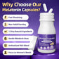 Melatonin 5mg Extra Strength | Adult Extra Strength Supplement, Sleep Aid -120 Capsules - GPGP GREENPEOPLE