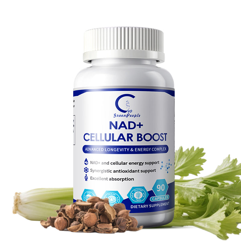 NAD+ Nicotinamide Riboside Supplement, Resveratrol Boosting Supplement,90 Capsule - GPGP GREENPEOPLE