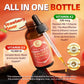 Vitamin D3 K2 Drops with MCT Oil 10000 IU - Maximum Strength Vitamin D Liquid for Faster Absorption and Immune Support (Strawberry)