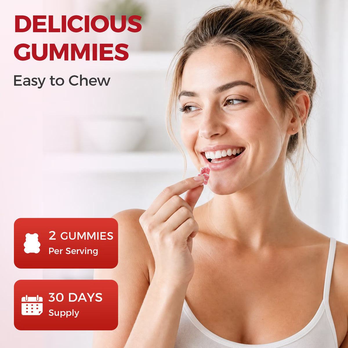 GPGP Magnesium Glycinate Gummies 400mg - Magnesium Potassium Supplement with Vitamin D, B6, CoQ10 for Relax, Sleep & Heart Health - 60 Raspberry Gummies