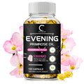GPGP GreenPeople Evening Primrose Oil Supplements (1300mg) with Naturally Occurring GLA (Gamma-Linolenic Acid) for Face, Skin & Hair, 120 Softgels - GPGP GREENPEOPLE