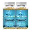 Multi-Collagen Capsules 5000mg for Joints Hair Skin and Nails Healthy, 240 Capsules