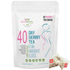 Skinny Boost 40 Day Detox Tea - Herbal Detox with Green Tea for Weight, Metabolism, Energy, Bloating