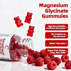 (2 Pack) GPGP Magnesium Glycinate Gummies 400mg Complex - Magnesium Supplement with Potassium, Vitamin D3, B6 - Supports Relaxation, Sleep & Bone Health - 120 Raspberry Gummies - GPGP GREENPEOPLE