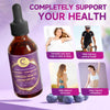 Cortisol Supplement Liquid Drops for Women & Men, Support Mood,Focus, Sleep, Blueberry Flavour, 2 FL oz - GPGP GREENPEOPLE