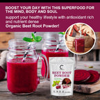 Beet Root Powder - Natural Nitric Oxide Booster, Beet Juice Powder, Superfood for Healthy Heart, Beets Powder Supplement, Beetroot Powder,3.52 oz,2 Pack - GPGP GREENPEOPLE